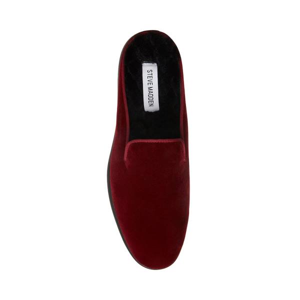 Steve Madden Questt Burgundy Velvet Spor Ayakkabı Erkek Bordo | SM-386HK