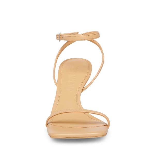 Steve Madden Rosie Tan Heel Topuklu Ayakkabı Kadın Kahverengi | SM-389YW