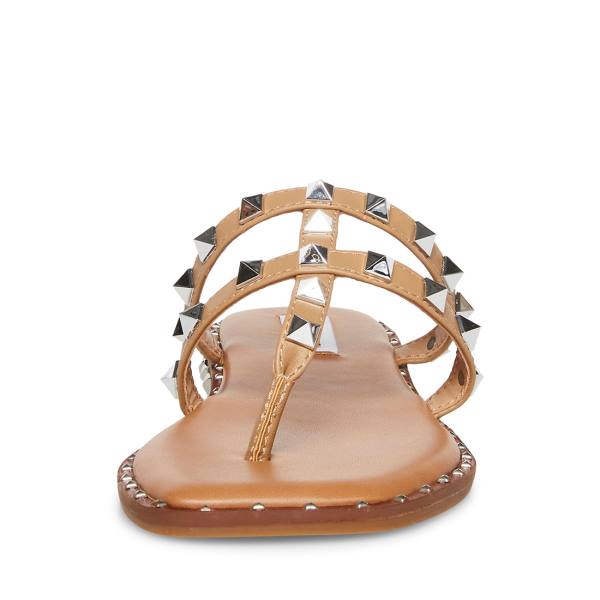 Steve Madden Sandie Tan Sandalet Kadın Kahverengi | SM-123LJ