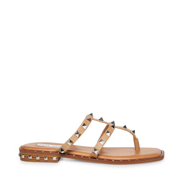 Steve Madden Sandie Tan Sandalet Kadın Kahverengi | SM-123LJ