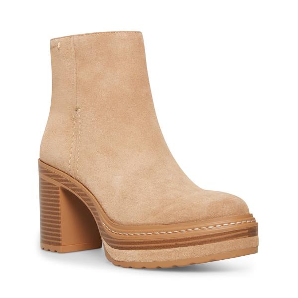 Steve Madden Shaniya Sand Süet Bot Kadın Kahverengi | SM-976VH