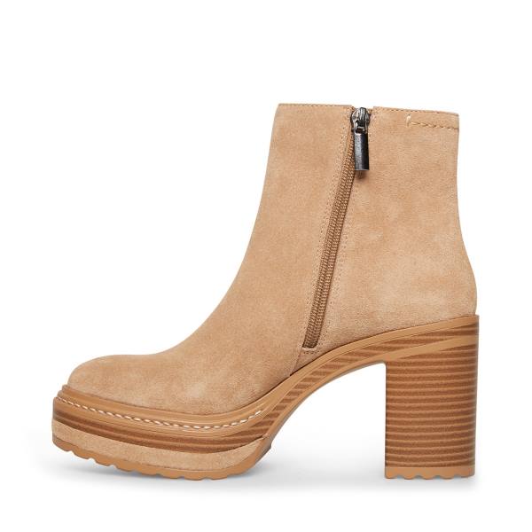 Steve Madden Shaniya Sand Süet Bot Kadın Kahverengi | SM-976VH