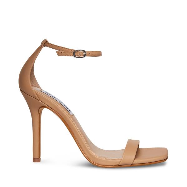 Steve Madden Shaye Natural Heel Topuklu Ayakkabı Kadın Bej Rengi | SM-204TC