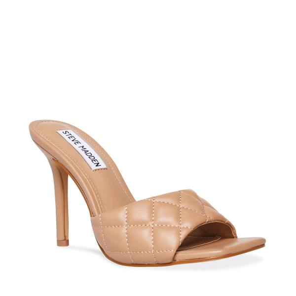 Steve Madden Signify Natural Heel Topuklu Ayakkabı Kadın Bej Rengi | SM-260RL