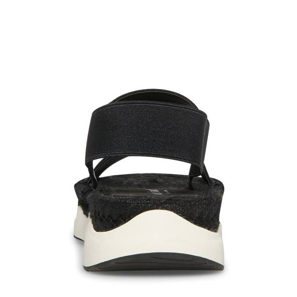 Steve Madden Sirrius Fabric Sandalet Kadın Siyah | SM-102NL