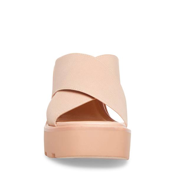 Steve Madden Smash Nude Sandalet Kadın Bej Rengi | SM-453LT