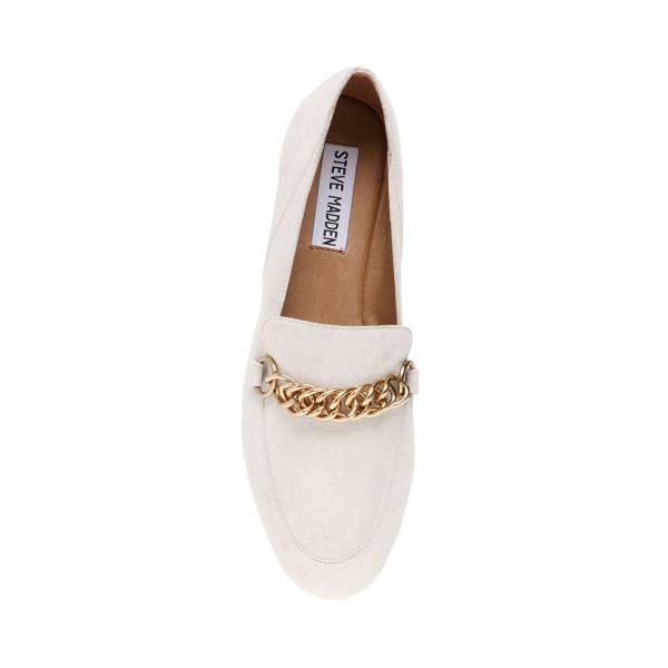 Steve Madden Soprano Bone Süet Düz Ayakkabı Kadın Bej Rengi | SM-584PZ