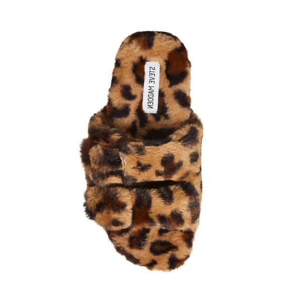 Steve Madden Staycation Leopard Terlik Kadın Leopar | SM-185WV