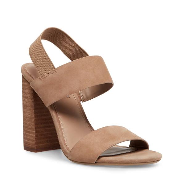 Steve Madden Sunbeam Tan Heel Topuklu Ayakkabı Kadın Kahverengi | SM-462WS