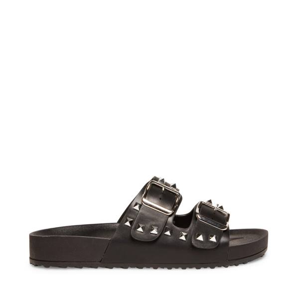 Steve Madden Teddy-p Sandalet Kadın Siyah | SM-051CO