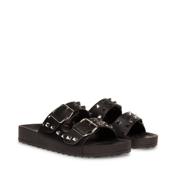 Steve Madden Teddy-p Sandalet Kadın Siyah | SM-051CO