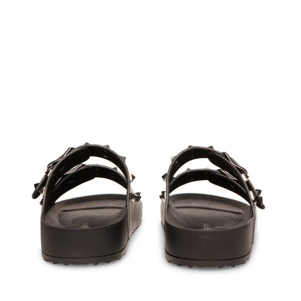 Steve Madden Teddy-p Sandalet Kadın Siyah | SM-051CO