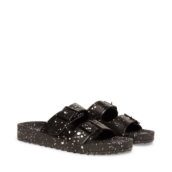 Steve Madden Teddy-t Sandalet Kadın Siyah Renkli | SM-317CA