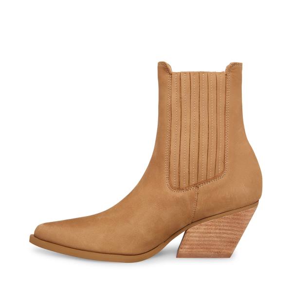 Steve Madden Terezza Tan Nubuck Bot Kadın Kahverengi | SM-580GL