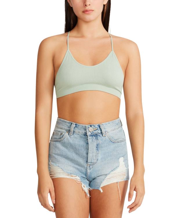 Steve Madden The Ella Mesh Bralette Sage Üstler Kadın Yeşil | SM-340UF