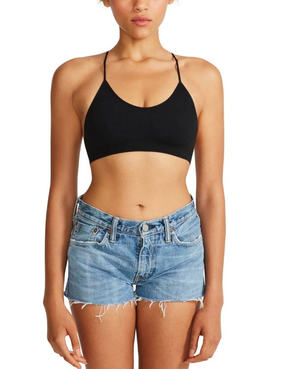 Steve Madden The Ella Mesh Bralette Üstler Kadın Siyah | SM-910TE