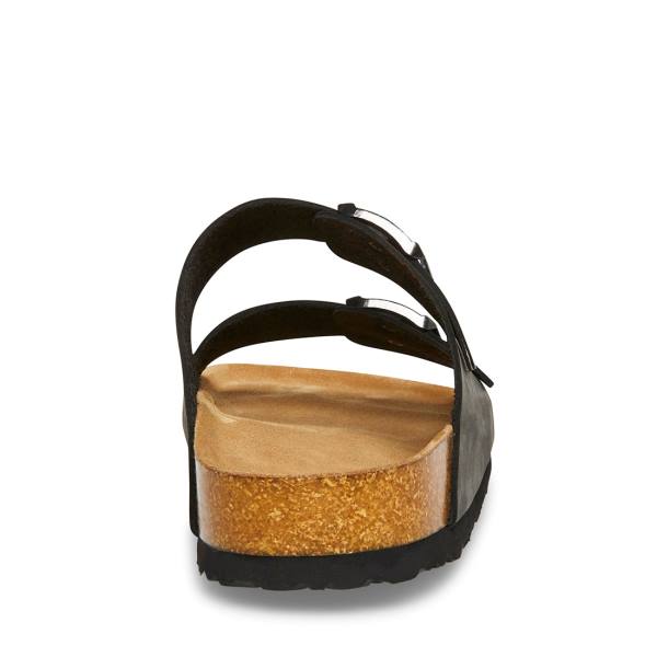 Steve Madden Tilted Sandalet Erkek Siyah | SM-815ML