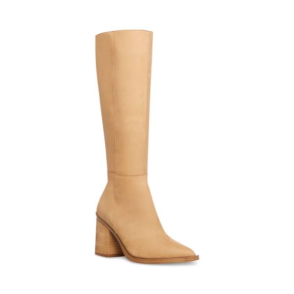 Steve Madden Tove Tan Nubuck Çizme Kadın Kahverengi | SM-475EC