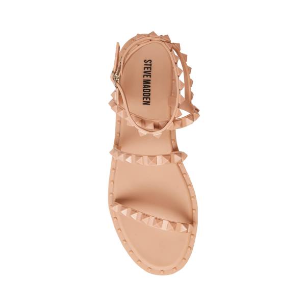 Steve Madden Travel-j Blush Sandalet Kadın Pembe | SM-504DJ