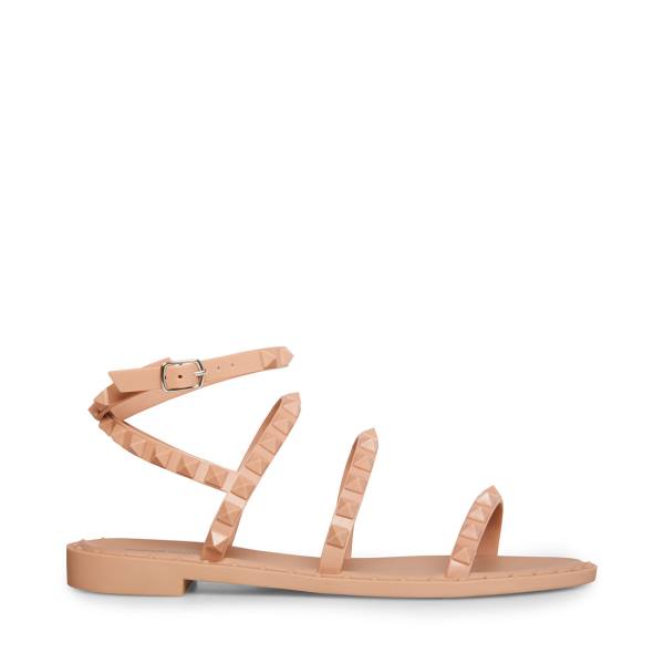 Steve Madden Travel-j Blush Sandalet Kadın Pembe | SM-504DJ