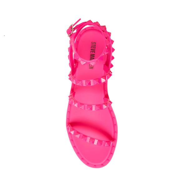 Steve Madden Travel-j Sandalet Kadın Pembe | SM-805XZ