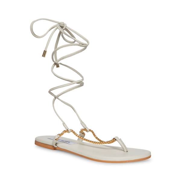 Steve Madden Tyra Bone Sandalet Kadın Bej Rengi | SM-621YR