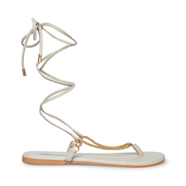 Steve Madden Tyra Bone Sandalet Kadın Bej Rengi | SM-621YR