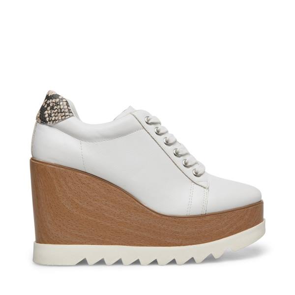 Steve Madden Unglazed Spor Ayakkabı Kadın Beyaz Renkli | SM-086RN