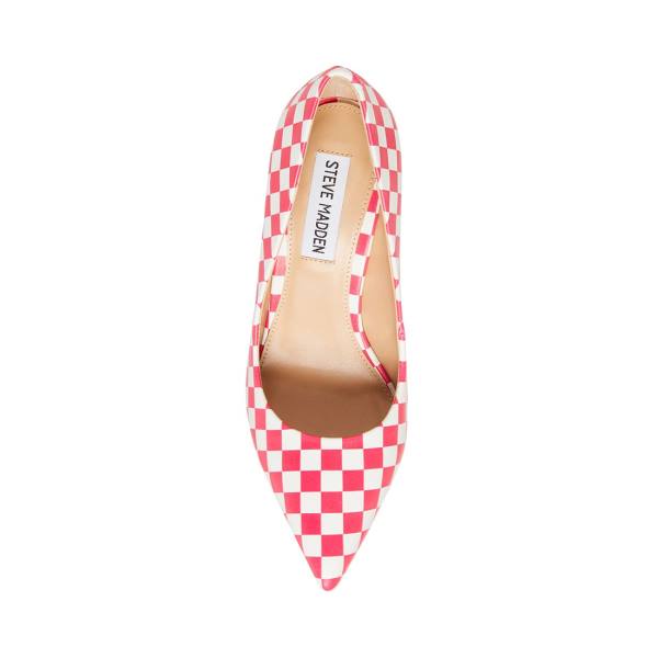 Steve Madden Vala Heel Topuklu Ayakkabı Kadın Pembe Beyaz | SM-076LI