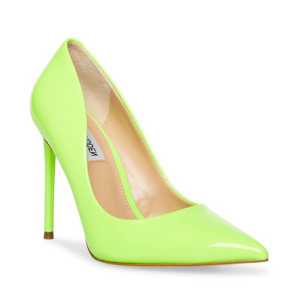 Steve Madden Vala Lime Heel Topuklu Ayakkabı Kadın Açık Yeşil | SM-781OY