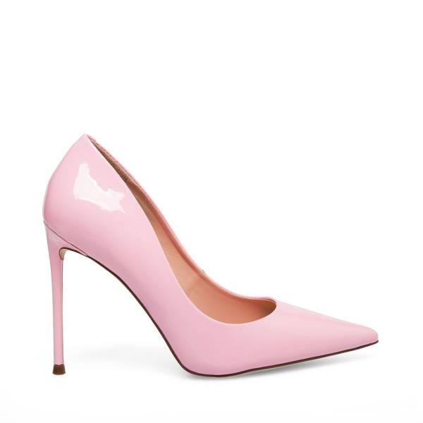 Steve Madden Vala Rugan Heel Topuklu Ayakkabı Kadın Pembe | SM-653NC