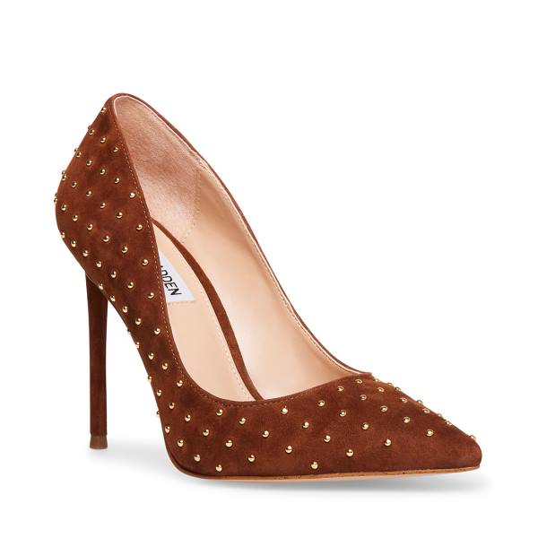 Steve Madden Valarie Cognac Heel Topuklu Ayakkabı Kadın Kahverengi | SM-981DX