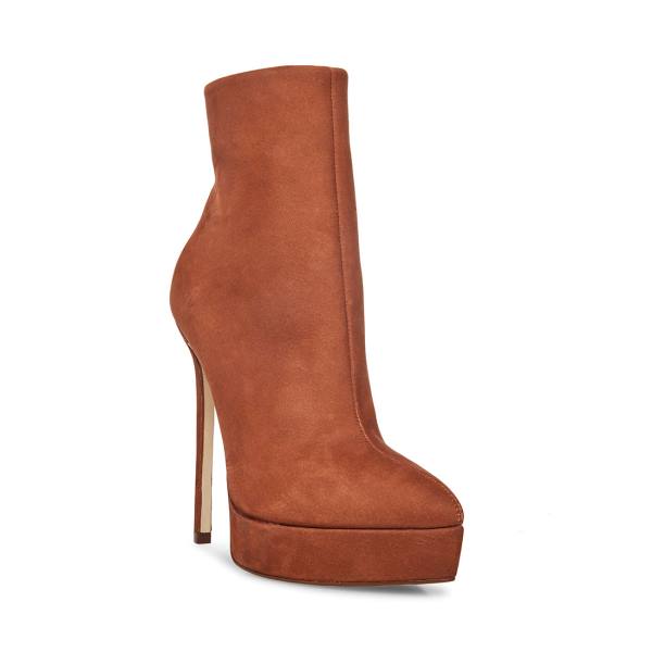 Steve Madden Velina Nubuck Bot Kadın Kahverengi | SM-358QW