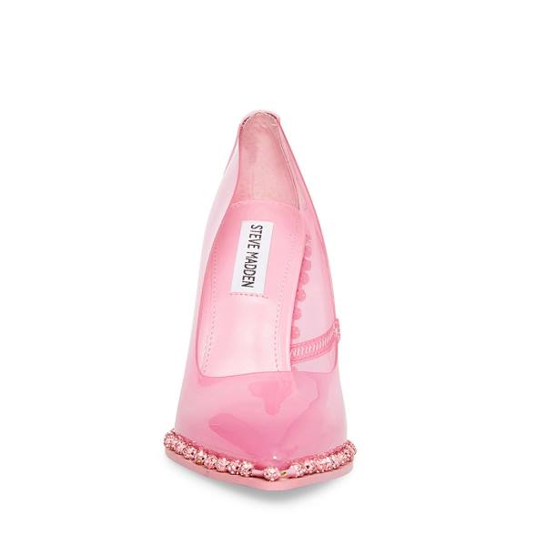 Steve Madden Vyper Dusty Heel Topuklu Ayakkabı Kadın Pembe | SM-654DW