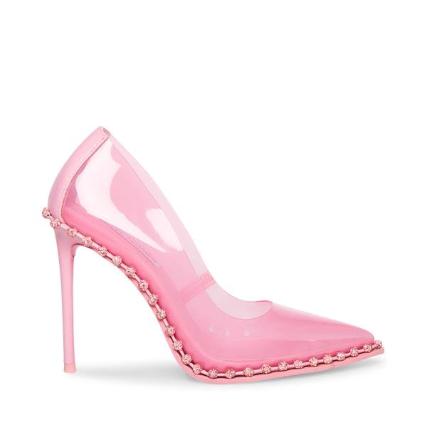 Steve Madden Vyper Dusty Heel Topuklu Ayakkabı Kadın Pembe | SM-654DW