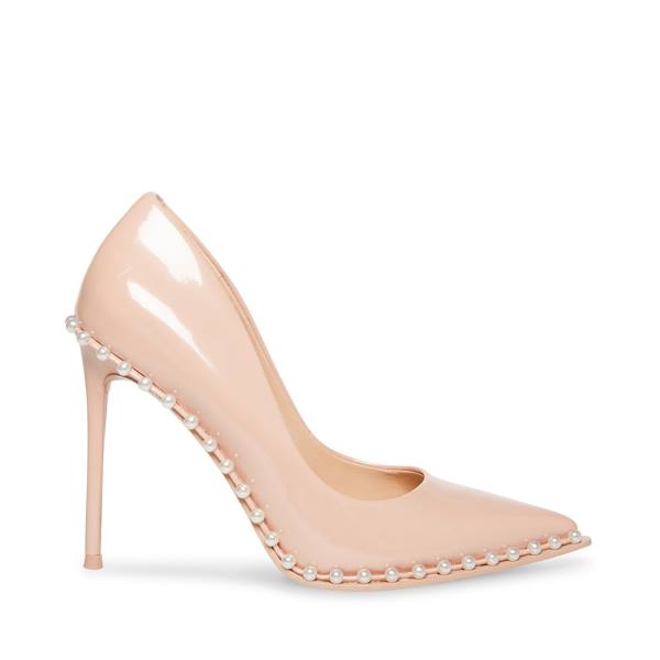 Steve Madden Vyper-p Blush Rugan Heel Topuklu Ayakkabı Kadın Pembe | SM-458CU