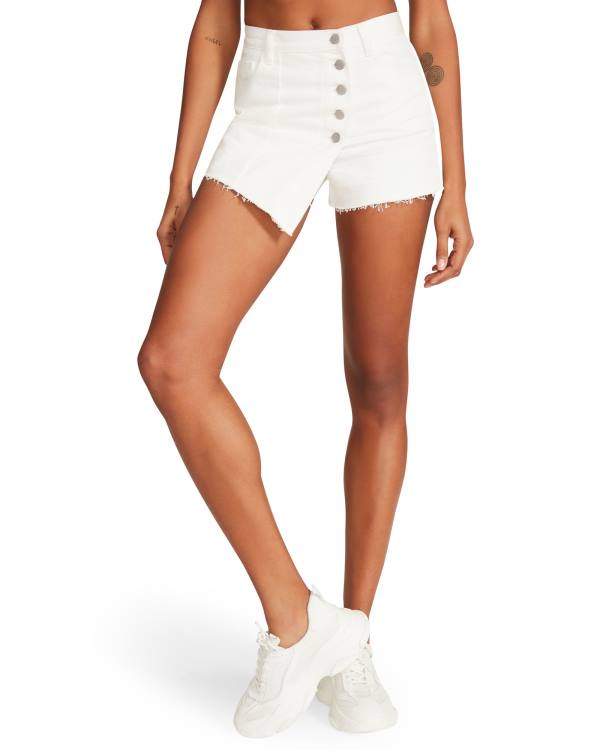 Steve Madden White Denim Skort Şort Kadın Beyaz | SM-158CG