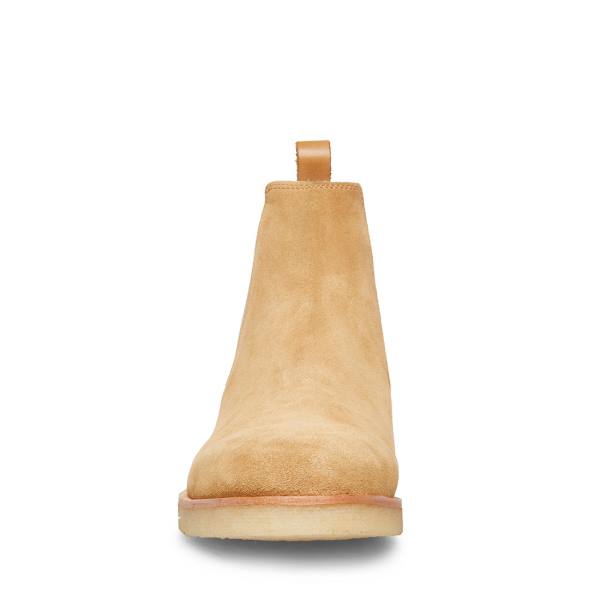 Steve Madden Wilshire Tan Süet Çizme Erkek Kahverengi | SM-459ZP