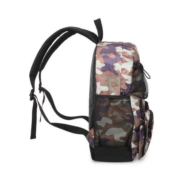 Steve Madden With Clipp-off Pouch Camo Sırt Çantaları Kadın Siyah | SM-137SJ