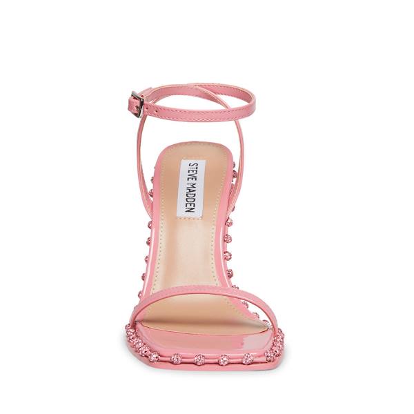 Steve Madden Zelle Heel Topuklu Ayakkabı Kadın Pembe | SM-906DI