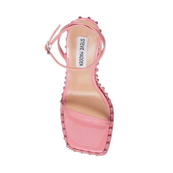 Steve Madden Zelle Heel Topuklu Ayakkabı Kadın Pembe | SM-906DI