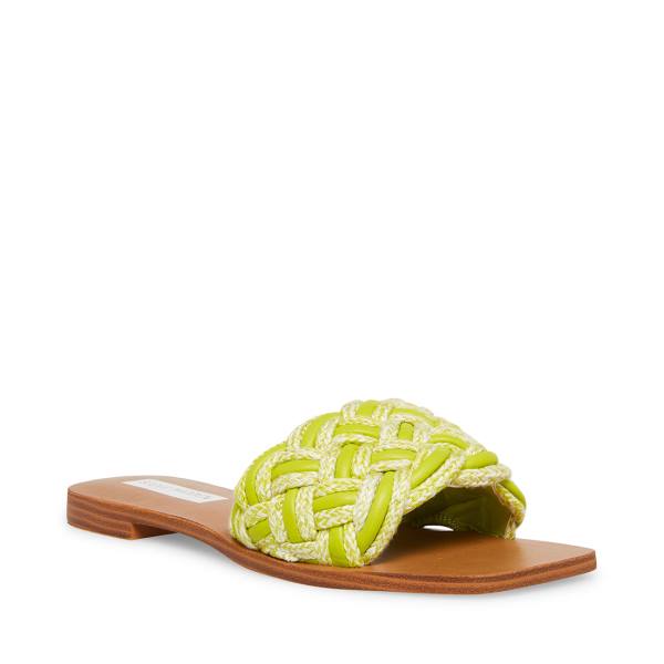 Steve Madden Zorya Lime Sandalet Kadın Açık Yeşil | SM-935YZ