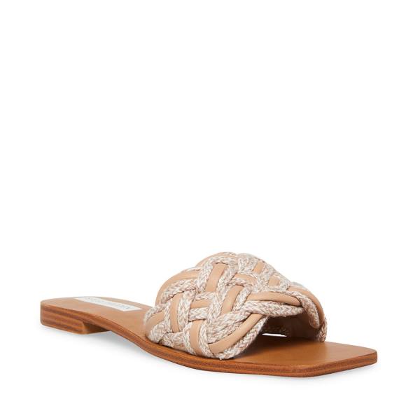 Steve Madden Zorya Natural Sandalet Kadın Bej Rengi | SM-159UH