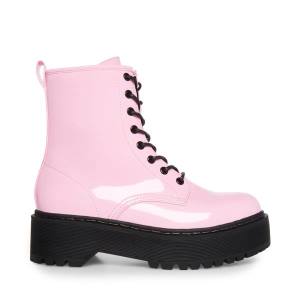 Steve Madden Bettyy Rugan Bot Kadın Pembe | SM-370LV