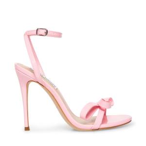 Steve Madden Bradshaw Rugan Heel Topuklu Ayakkabı Kadın Pembe | SM-796XD