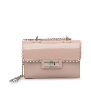 Steve Madden Bvyper Pearl Blush Rugan Çapraz Askılı Çanta Kadın Pembe | SM-823QS