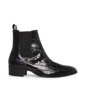 Steve Madden Dex-c Crocodile Çizme Erkek Siyah | SM-239QJ