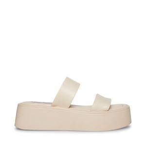 Steve Madden Dorian Bone Sandalet Kadın Bej Rengi | SM-837HP