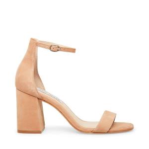 Steve Madden Gracelynn Camel Nubuck Heel Topuklu Ayakkabı Kadın Kahverengi | SM-792LO