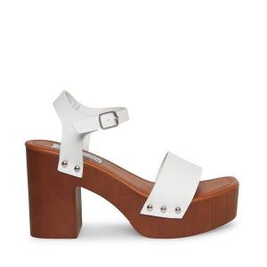 Steve Madden Ivy Heel Topuklu Ayakkabı Kadın Beyaz | SM-126PR